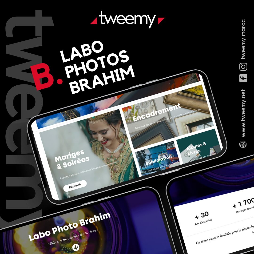 Labo Photo Brahim — projet Tweemy